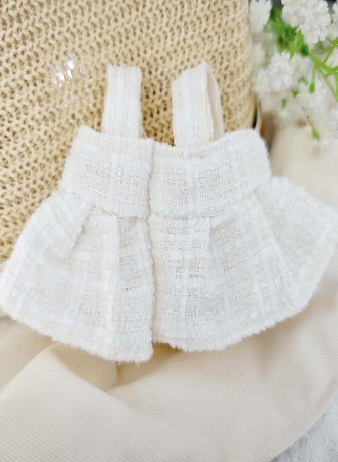 Jemant Doll Clothes Set for 17cm Doll White Heart Zirconia Dresses Bow Headdress Camera Accessories Style Bundle Suit Cute Chic Doll Clothing Dress Up Set - Image 4